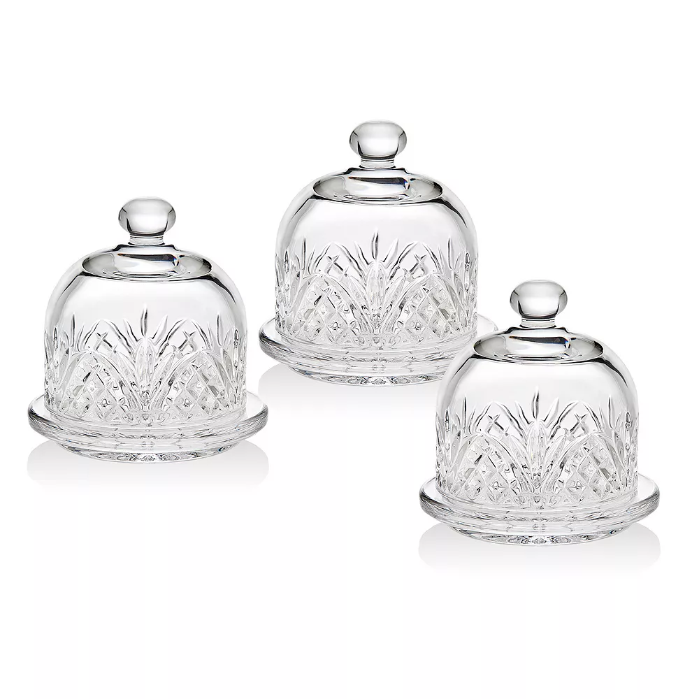 Godinger Dublin 3-pc. Crystal Butter Dish Set 1 Godinger Dublin 3-pc. Crystal Butter Dish Set
