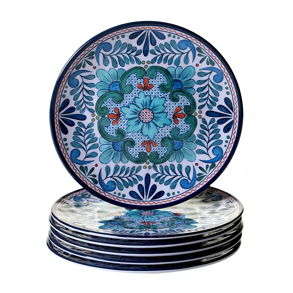 Certified International Talavera 6-pc. Salad Plate Set 1 Certified International Talavera 6-pc. Salad Plate Set