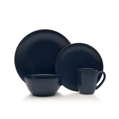 Gourmet Basics Juliana Blue Speckling 16-pc. Dinnerware Set