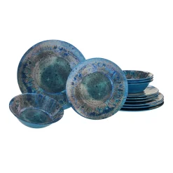 Certified International Radiance 12-piece Melamine Dinnerware Set