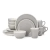 Gourmet Basics By Mikasa 16-piece Melanie Gray Dinnerware Set