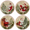 CERTIFIED INTL Certified International Holiday Wishes 4-pc. Dessert Plate Set