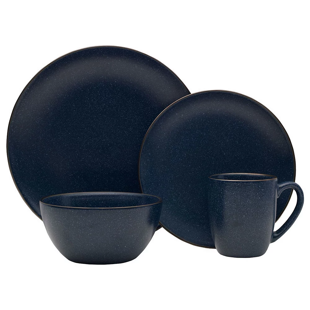 MIKASA Gourmet Basics Juliana Blue 16-pc. Dinnerware Set 1 MIKASA Gourmet Basics Juliana Blue 16-pc. Dinnerware Set