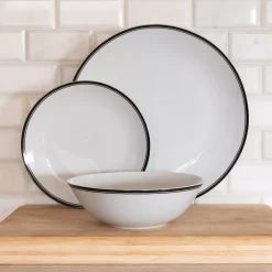 10 Strawberry Street Simply Coupe 24-pc. Dinnerware Set -Mikasa Sales 3679187 ALT3