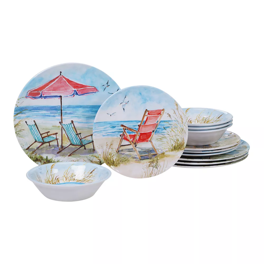 Certified International Ocean View 12-pc. Dinnerware Set 1 Certified International Ocean View 12-pc. Dinnerware Set