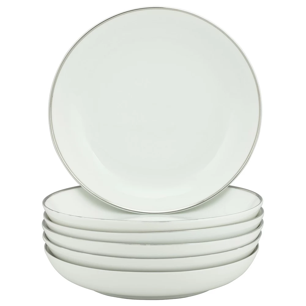 10 Strawberry Street Coupe Silver Line 6-pc. Soup Plate Set 1 10 Strawberry Street Coupe Silver Line 6-pc. Soup Plate Set