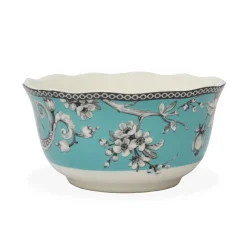 222 Fifth Adelaide Turquoise 16-pc. Square Dinnerware Set -Mikasa Sales 4014943 ALT3