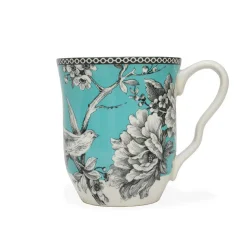 222 Fifth Adelaide Turquoise 16-pc. Square Dinnerware Set -Mikasa Sales 4014943 ALT4