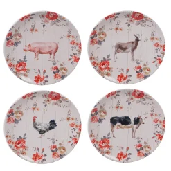 Certified International Farmhouse 4-pc. Dinner Plate Set