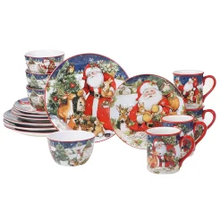 Certified International Magic Of Christmas Santa 16-pc. Dinnerware Set