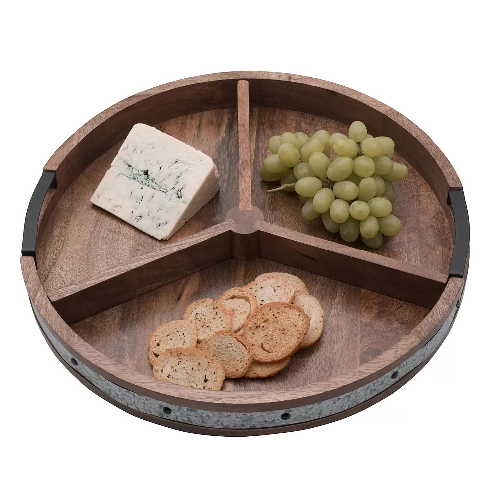 Gourmet Basics Divided Lazy Susan 2 Gourmet Basics Divided Lazy Susan - Image 2