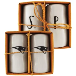 New England Patriots Artisan Salt & Pepper Shakers