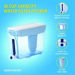 ZeroWater 30-Cup Ready-Pour Water Filtration Dispenser -Mikasa Sales 4939709 ALT4