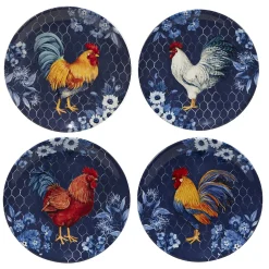 Certified International Indigo Rooster 16-pc. Dinnerware Set 8 Certified International Indigo Rooster 16-pc. Dinnerware Set -Mikasa Sales 4987913 ALT2