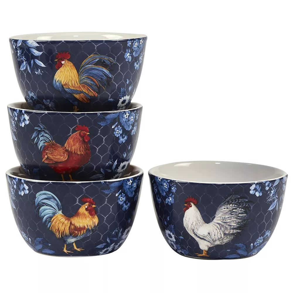 Certified International Indigo Rooster 16-pc. Dinnerware Set 5 Certified International Indigo Rooster 16-pc. Dinnerware Set - Image 5