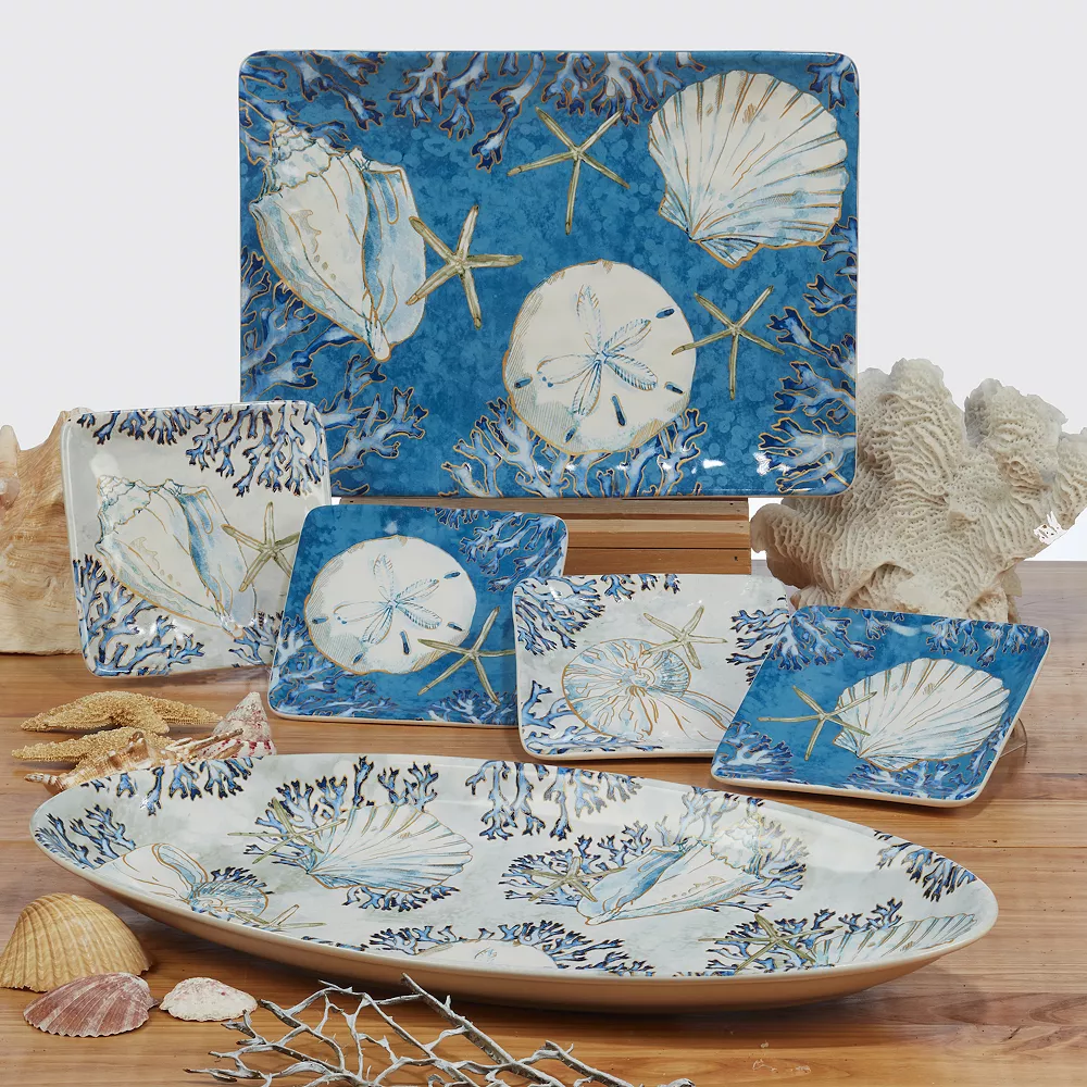 Certified International Playa Shells 16-pc. Dinnerware Set 2 Certified International Playa Shells 16-pc. Dinnerware Set - Image 2