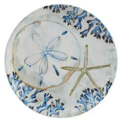 Certified International Playa Shells 4-pc. Salad Plate Set -Mikasa Sales 4988013 ALT2