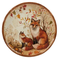 Certified International Pine Forest 4-pc. Dessert Plate Set 8 Certified International Pine Forest 4-pc. Dessert Plate Set -Mikasa Sales 4988039 ALT3