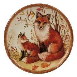 Certified International Pine Forest 4-pc. Canape Plate Set -Mikasa Sales 4988050 ALT3