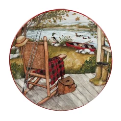 Certified International Lake Retreat 4-pc. Dessert Plate Set -Mikasa Sales 4988084 ALT4