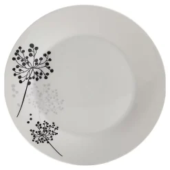 Gibson Netherwood 12 Piece Round Glaze Dinnerware Plates, Bowls, And Mugs, White -Mikasa Sales 5067576 ALT3