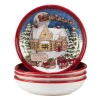 Certified International Santa's Workshop 4-pc. Soup Bowl Set