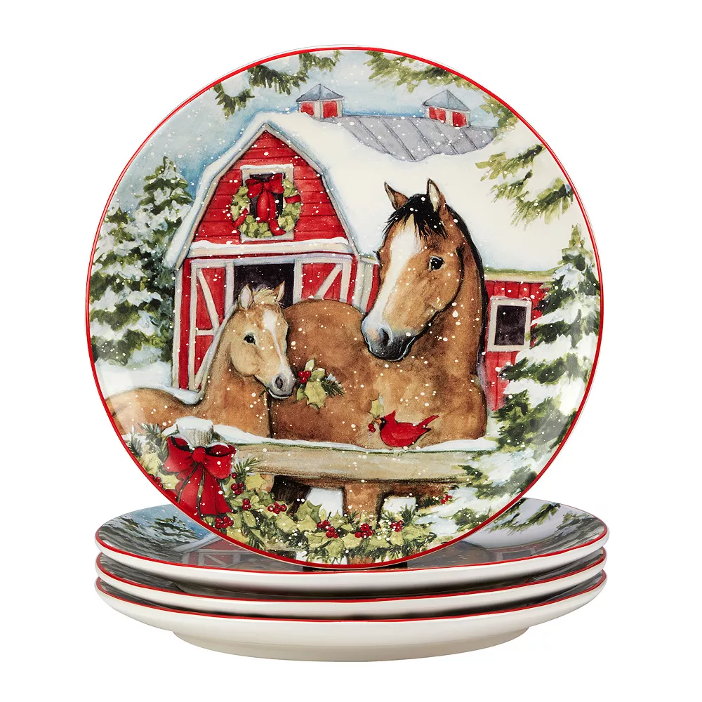 Certified International Homestead Christmas 16-pc. Dinnerware Set 2 Certified International Homestead Christmas 16-pc. Dinnerware Set - Image 2