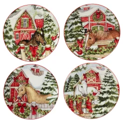 Certified International Homestead Christmas 16-pc. Dinnerware Set 6 Certified International Homestead Christmas 16-pc. Dinnerware Set -Mikasa Sales 5178474 ALT2
