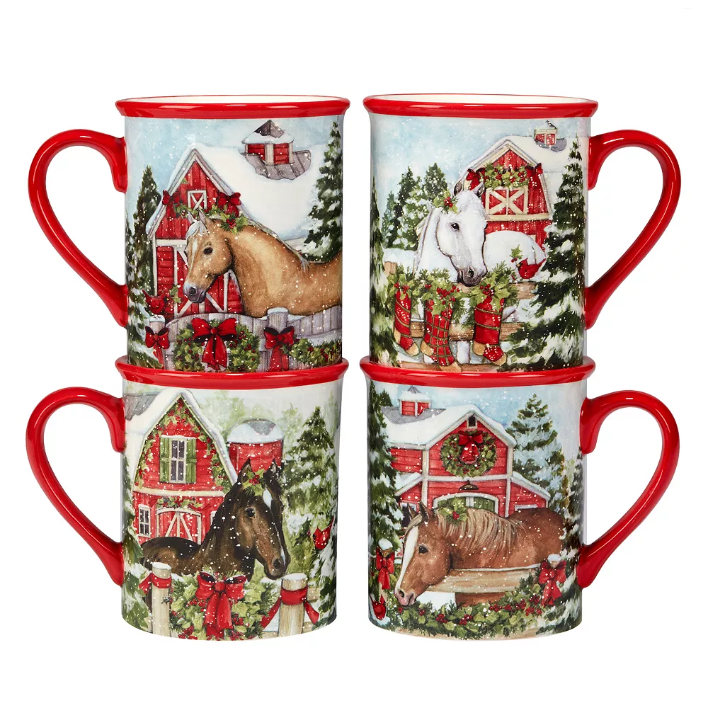 Certified International Homestead Christmas 16-pc. Dinnerware Set 4 Certified International Homestead Christmas 16-pc. Dinnerware Set - Image 4