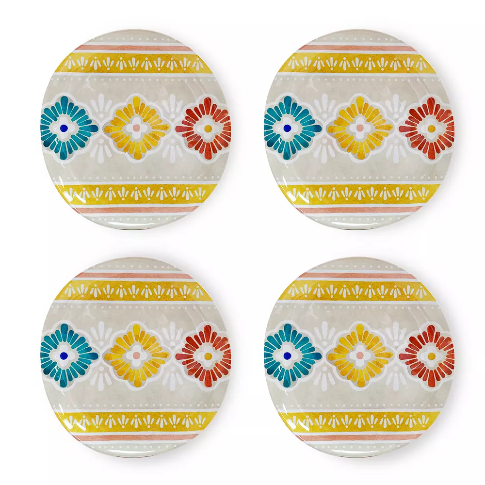 Food Network™ 4-pc. Casa Sol Melamine Salad Plate Set 1 Food Network™ 4-pc. Casa Sol Melamine Salad Plate Set