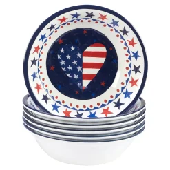 Certified International Stars & Stripes 6-pc. All Purpose Bowl Set