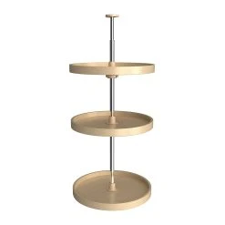Rev-A-Shelf 6013-20-15-526 20 Inch Wood Full Circle 3 Shelf Lazy Susan, Natural