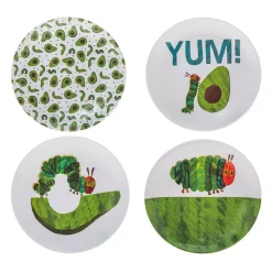 Godinger Silver World Of Eric Carle "The Very Hungry Caterpillar" 4-pc. Kids' Melamine Plate Set