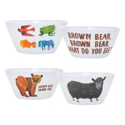 Godinger Silver World Of Eric Carle "Brown Bear, Brown Bear, What Do You See?" 4-pc. Melamine Cereal Bowl Set