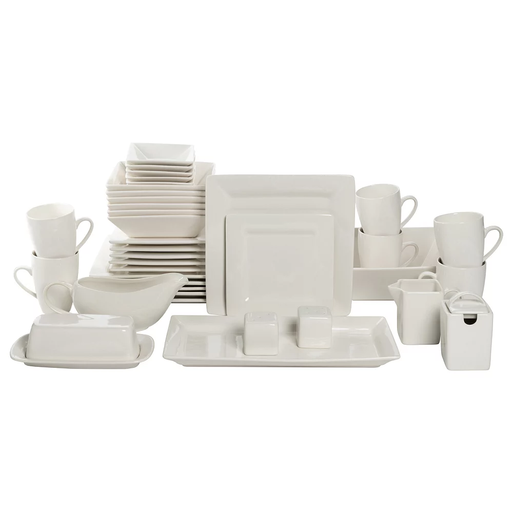 10 Strawberry Street Nova Square 40-pc. Dinnerware Set 1 10 Strawberry Street Nova Square 40-pc. Dinnerware Set