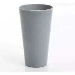 Gibson Living Gibson Home 16 Piece Square Melamine Dinnerware Set Plates, Bowls, & Cups, Grey -Mikasa Sales 5791533 ALT3