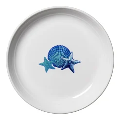 Fiesta Coastal Luncheon Salad Bowl Plate