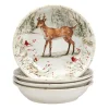 Certified International Winters Walk 4-pc. Soup Bowl Set