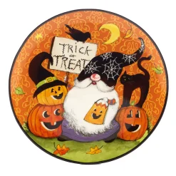 Certified International Halloween Gnomes 4-pc. Dessert Plate Set -Mikasa Sales 5830632 ALT2