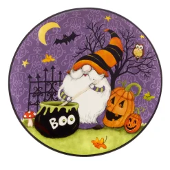 Certified International Halloween Gnomes 4-pc. Dessert Plate Set -Mikasa Sales 5830632 ALT3