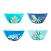Celebrate Together Summer Celebrate Together™ Summer Sea Creature 4-pc. Melamine Cereal Bowl Set