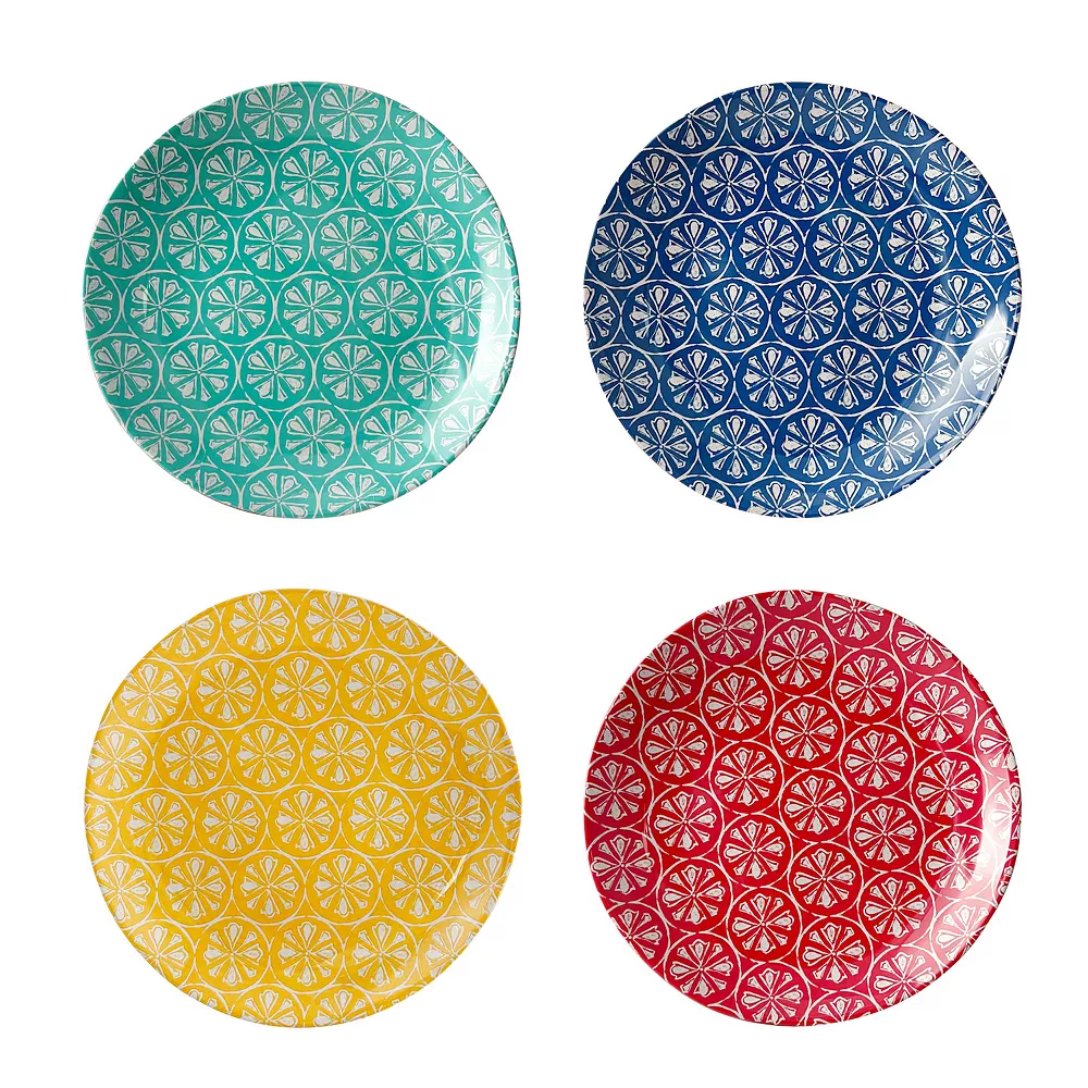 Food Network™ Mesa Feliz 4-pc. Melamine Salad Plate Set 1 Food Network™ Mesa Feliz 4-pc. Melamine Salad Plate Set
