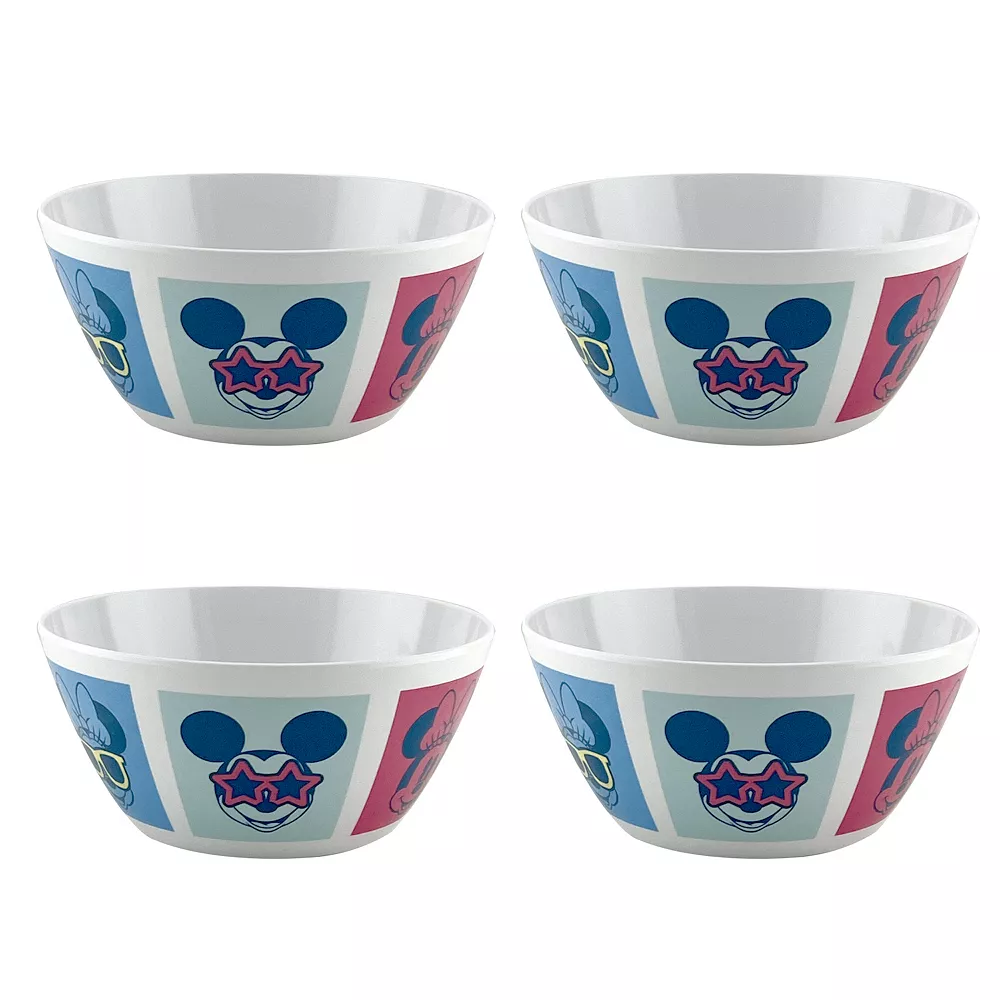 Celebrate Together Summer Disney's Mickey & Minnie Mouse Celebrate Together™ Summer 4-pc. Melamine Cereal Bowl Set 2 Celebrate Together Summer Disney's Mickey & Minnie Mouse Celebrate Together™ Summer 4-pc. Melamine Cereal Bowl Set - Image 2