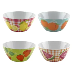 Celebrate Together Summer Celebrate Together™ Summer 4-pc. Summer Fruit Melamine Cereal Bowl Set