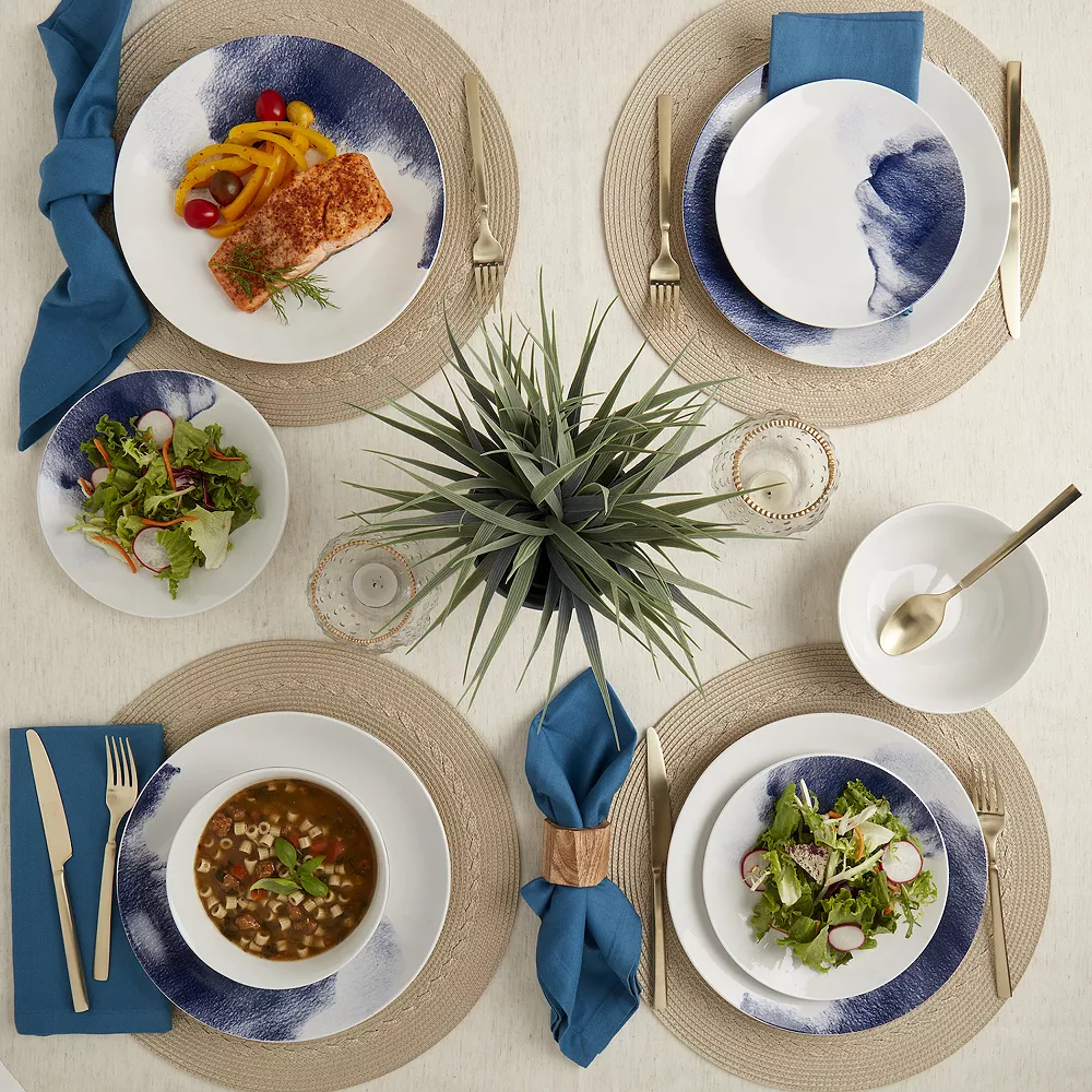 The Big One® Watercolor 12-pc. Dinnerware Set 3 The Big One® Watercolor 12-pc. Dinnerware Set - Image 3