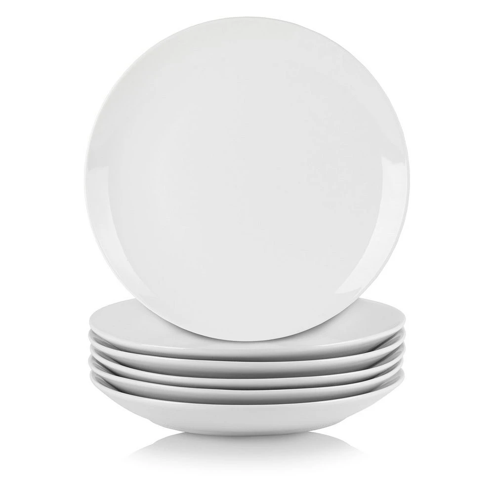 10 Strawberry Street Simply White 6-pc. Coupe Salad Plate Set 1 10 Strawberry Street Simply White 6-pc. Coupe Salad Plate Set