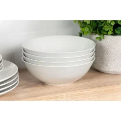 10 Strawberry Street Simply White 16-pc. Coupe Dinnerware Set -Mikasa Sales 5959209 ALT21