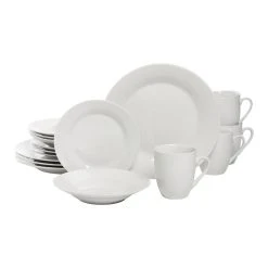 10 Strawberry Street Simply White 16-pc. Round Dinnerware Set