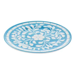 Elama Telly 12 Piece Melamine Dinnerware Set In Teal -Mikasa Sales 5959354 ALT2