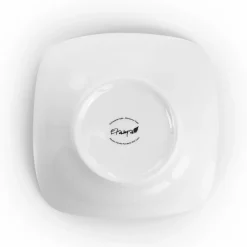 Elama Newman 18 Piece Square Porcelain Dinnerware Set In White -Mikasa Sales 5959412 ALT2